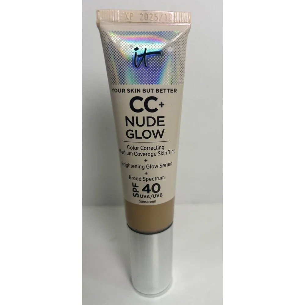 It Cosmetics Your Skin but Better CC+ NUDE GLOW SPF40 MEDIUM TAN, 1.08 oz. , NNB